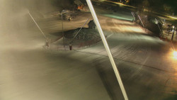 Spodní část sjezdovky skiareálu Karolinka