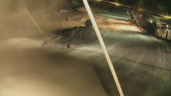 Spodní část sjezdovky skiareálu Karolinka