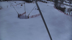 Spodní část sjezdovky skiareálu Karolinka