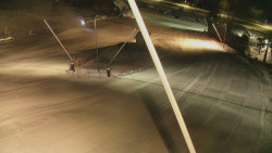 Spodní část sjezdovky skiareálu Karolinka