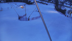 Spodní část sjezdovky skiareálu Karolinka