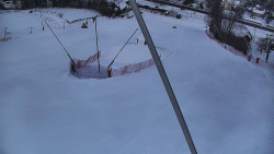 Spodní část sjezdovky skiareálu Karolinka