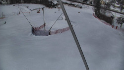 Spodní část sjezdovky skiareálu Karolinka