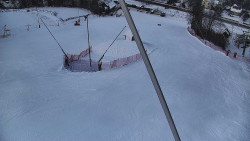 Spodní část sjezdovky skiareálu Karolinka