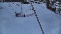 Spodní část sjezdovky skiareálu Karolinka