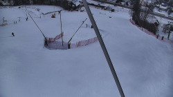 Spodní část sjezdovky skiareálu Karolinka