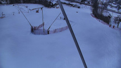 Spodní část sjezdovky skiareálu Karolinka