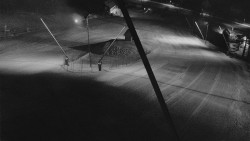 Spodní část sjezdovky skiareálu Karolinka