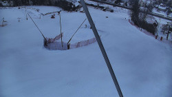 Spodní část sjezdovky skiareálu Karolinka