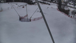 Spodní část sjezdovky skiareálu Karolinka