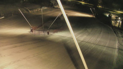 Spodní část sjezdovky skiareálu Karolinka