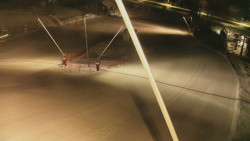 Spodní část sjezdovky skiareálu Karolinka