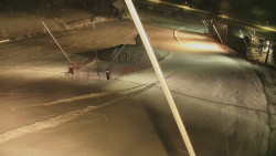 Spodní část sjezdovky skiareálu Karolinka