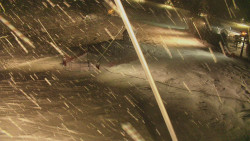 Spodní část sjezdovky skiareálu Karolinka