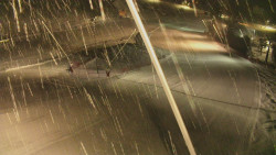 Spodní část sjezdovky skiareálu Karolinka