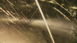 Spodní část sjezdovky skiareálu Karolinka