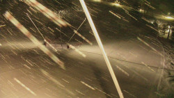 Spodní část sjezdovky skiareálu Karolinka