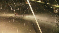 Spodní část sjezdovky skiareálu Karolinka