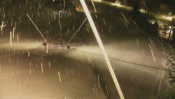 Spodní část sjezdovky skiareálu Karolinka