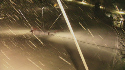 Spodní část sjezdovky skiareálu Karolinka