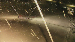 Spodní část sjezdovky skiareálu Karolinka