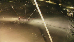 Spodní část sjezdovky skiareálu Karolinka