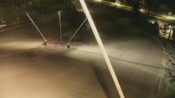 Spodní část sjezdovky skiareálu Karolinka