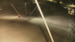 Spodní část sjezdovky skiareálu Karolinka