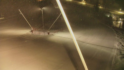 Spodní část sjezdovky skiareálu Karolinka