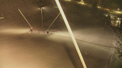 Spodní část sjezdovky skiareálu Karolinka