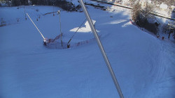 Spodní část sjezdovky skiareálu Karolinka