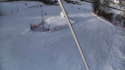 Spodní část sjezdovky skiareálu Karolinka