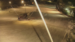 Spodní část sjezdovky skiareálu Karolinka