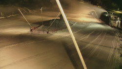 Spodní část sjezdovky skiareálu Karolinka