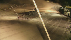 Spodní část sjezdovky skiareálu Karolinka