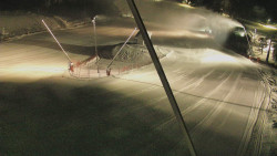 Spodní část sjezdovky skiareálu Karolinka