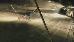 Spodní část sjezdovky skiareálu Karolinka