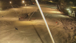 Spodní část sjezdovky skiareálu Karolinka