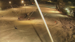 Spodní část sjezdovky skiareálu Karolinka