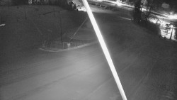 Spodní část sjezdovky skiareálu Karolinka