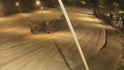 Spodní část sjezdovky skiareálu Karolinka