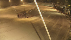 Spodní část sjezdovky skiareálu Karolinka