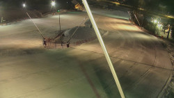 Spodní část sjezdovky skiareálu Karolinka