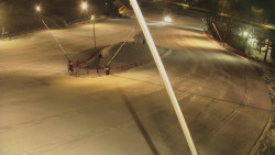 Spodní část sjezdovky skiareálu Karolinka