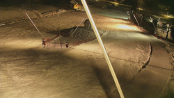 Spodní část sjezdovky skiareálu Karolinka