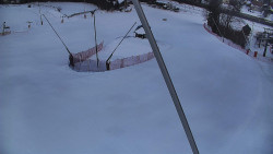 Spodní část sjezdovky skiareálu Karolinka