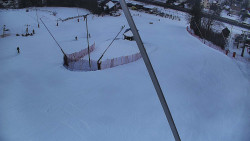 Spodní část sjezdovky skiareálu Karolinka