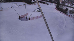 Spodní část sjezdovky skiareálu Karolinka