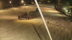 Spodní část sjezdovky skiareálu Karolinka