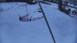 Spodní část sjezdovky skiareálu Karolinka